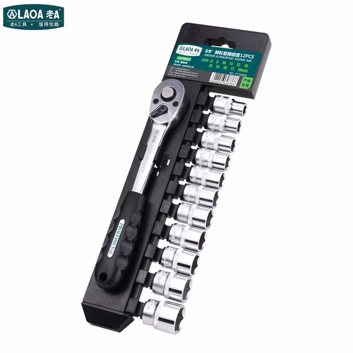 LAOA/老A 12件套3/8”套筒组套 LA159012