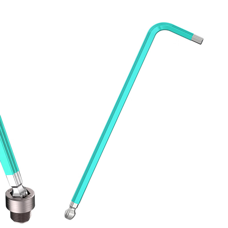 LAOA/老A 单支彩色特长球头内六角扳手8.0mm--特长球头 LA622180