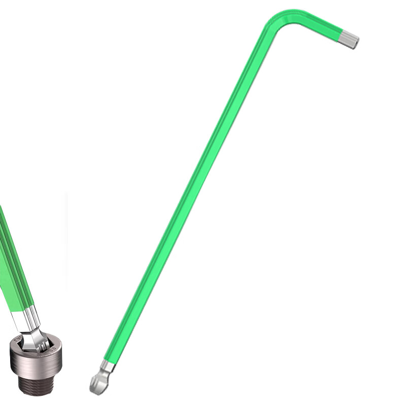 LAOA/老A 单支彩色特长球头内六角扳手6.0mm--特长球头 LA622160