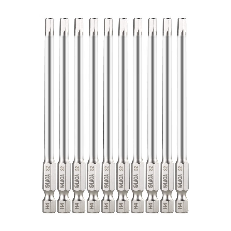 LAOA/老A 2PCS 1/4＂系列内六角批嘴批头 150*H6.0mm LA619260