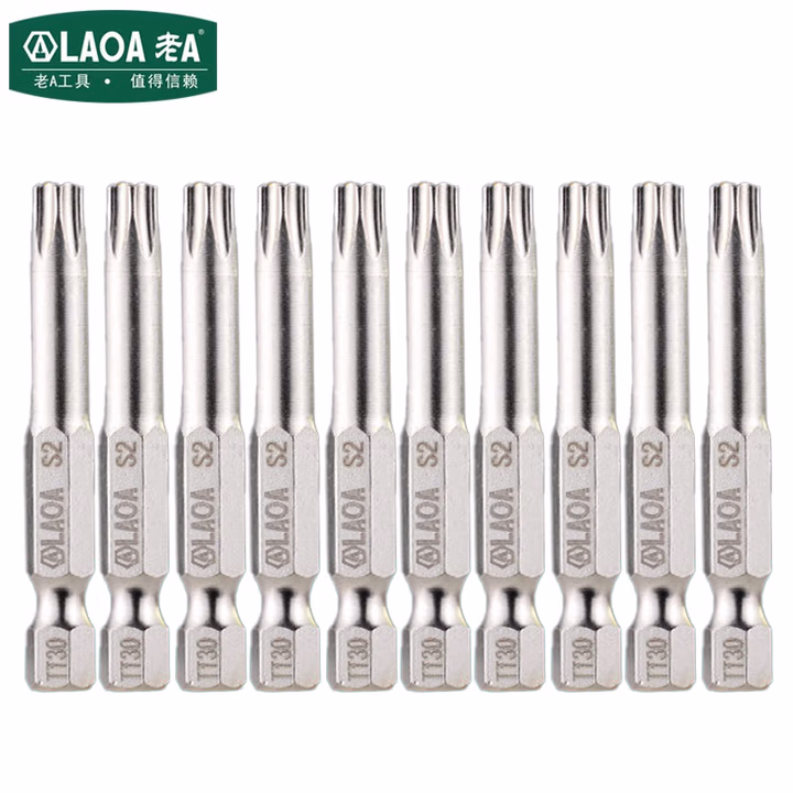 LAOA/老A 2PCS 1/4＂系列梅花批嘴中空T30 LA619T30