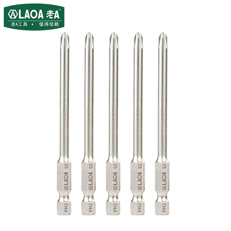 LAOA/老A 2PCS 1/4＂系列单头批嘴 150x4.5x1# LA619312