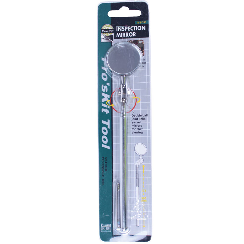 PROSKIT/宝工 伸缩检视镜178~515mm MS-391-CL