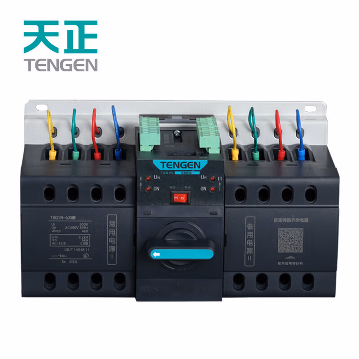 TENGEN/天正 双电源自动转换开关 TGQ1N-63M/4 A C20A(祥云3.0)