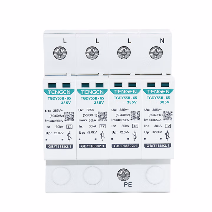 TENGEN/天正 电涌保护器 TGDY55II-120 385V 1P+N(祥云3.0)