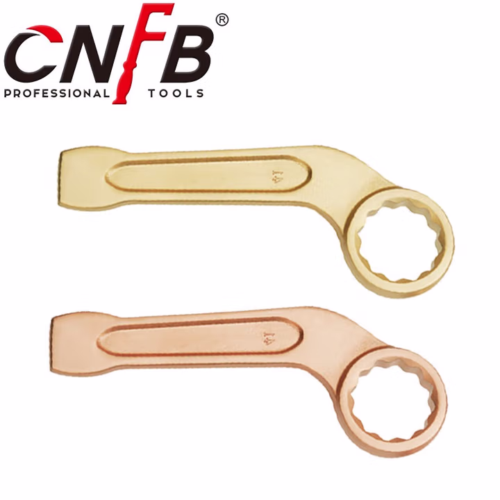 天津桥防/CNFB 防爆弯柄敲击梅花扳手 BET8164-27