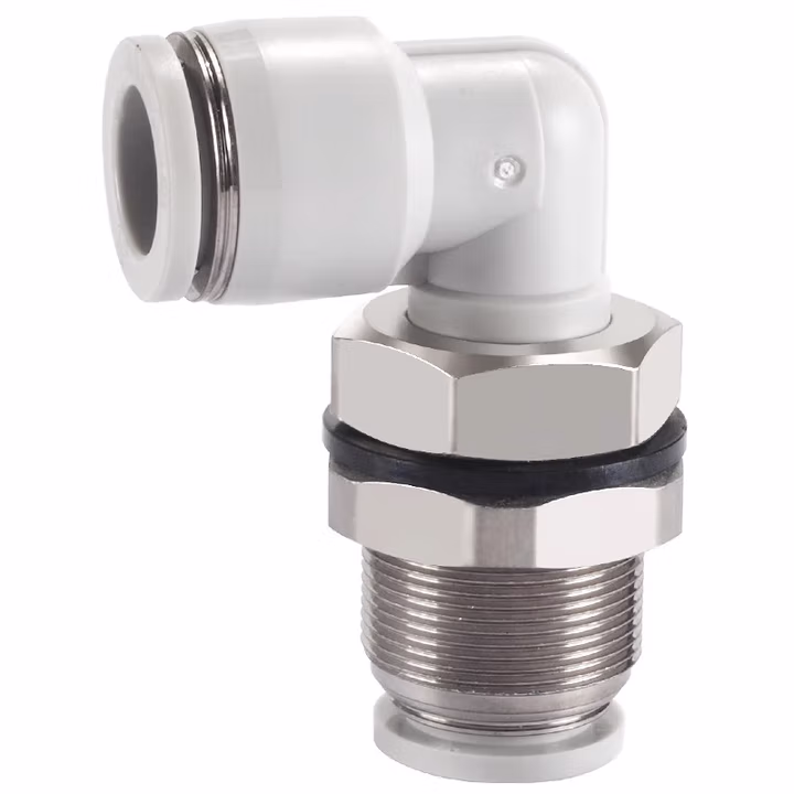 Airtac/亚德客 PLM系列直角穿板管接头 PLM12D