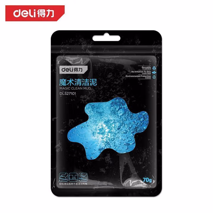 DELI/得力 deli得力DL527101清洁软泥70g(蓝)(个) DL527101