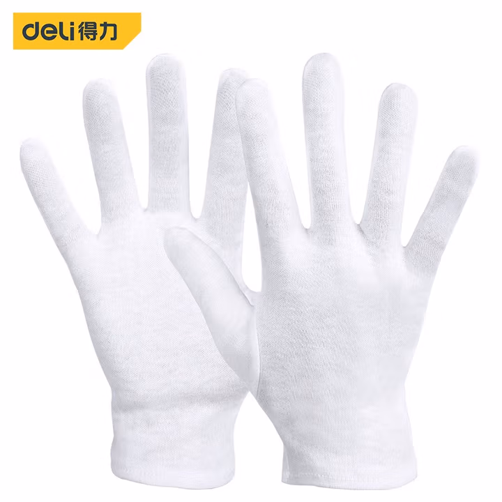 DELI/得力 deli得力DL521011礼仪手套L码(白)(12副/包) DL521011