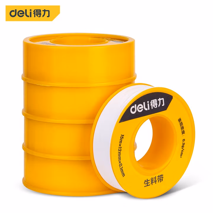 DELI/得力 deli得力DL389515生料带15mx12mm×0.1mm5卷(白)(卷) DL389515