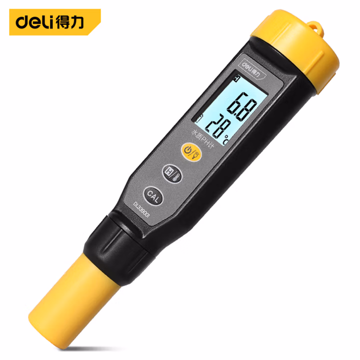 DELI/得力 deli得力DL339001水质PH计0.1(黄)(把) DL339001