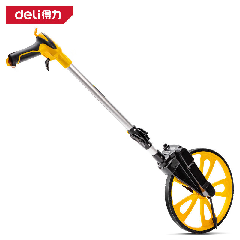 DELI/得力 deli得力DL330212机械轮式测距仪300mm带刹(黄)(台) DL330212