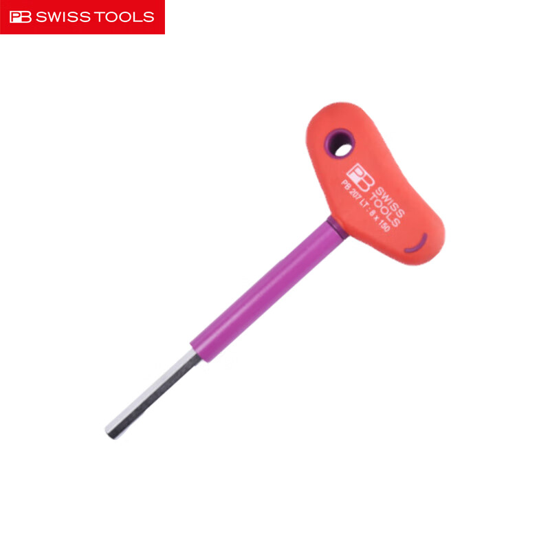 PB SWISS TOOLS/ 瑞铂 T形内六角(带套管)8.0×150 PB 207.LT 8-150