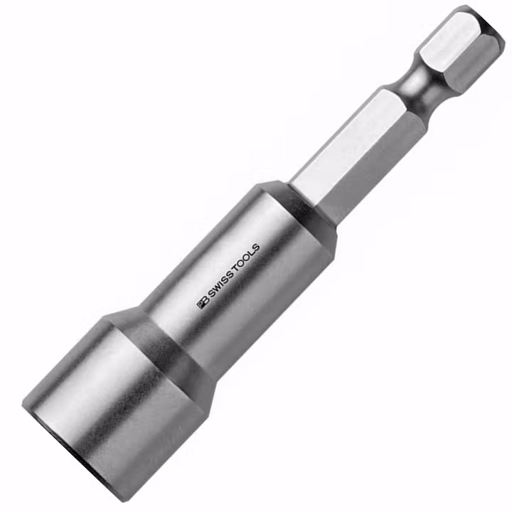PB SWISS TOOLS/ 瑞铂 E6.3套筒螺母批头60mm PB E6.200/7