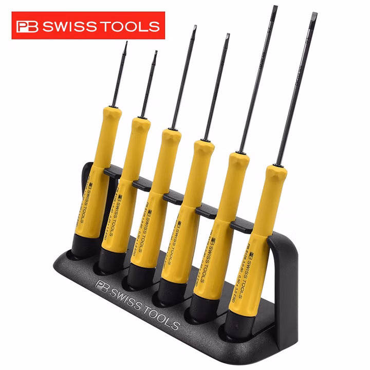 PB SWISS TOOLS/ 瑞铂 ESD精密一字螺丝刀6件套 PB 8640.ESD