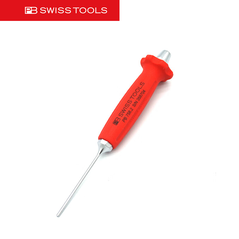 PB SWISS TOOLS/ 瑞铂 带手柄销式冲头 PB 758.2