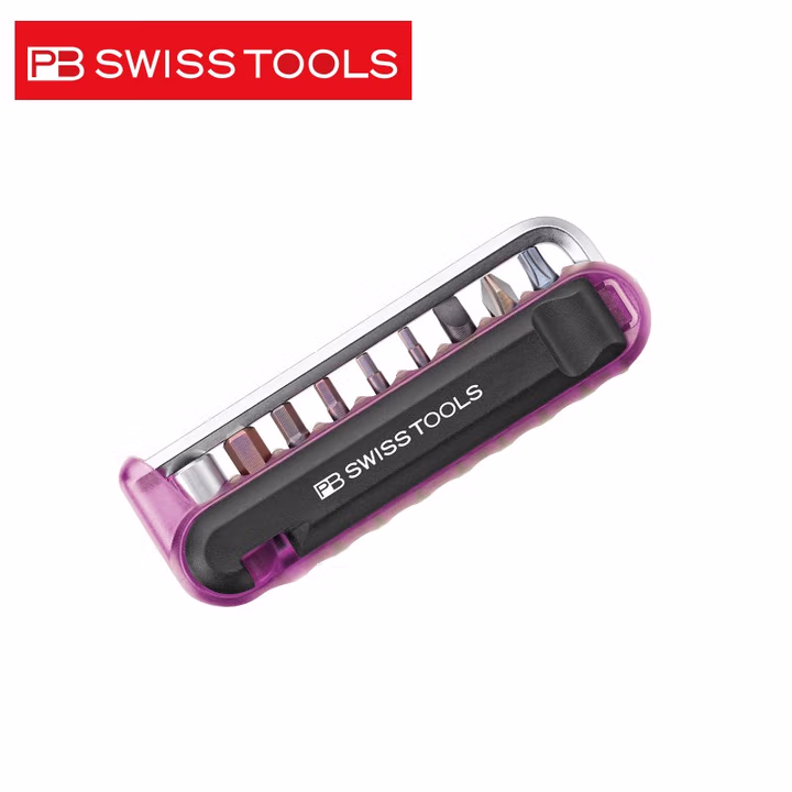PB SWISS TOOLS/ 瑞铂 紫色自行车工具混合12套件(吸塑) PB 470.Purple CN