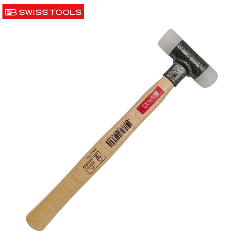 PB SWISS TOOLS/ 瑞铂 尼龙头木柄反弹锤22 PB 300.1