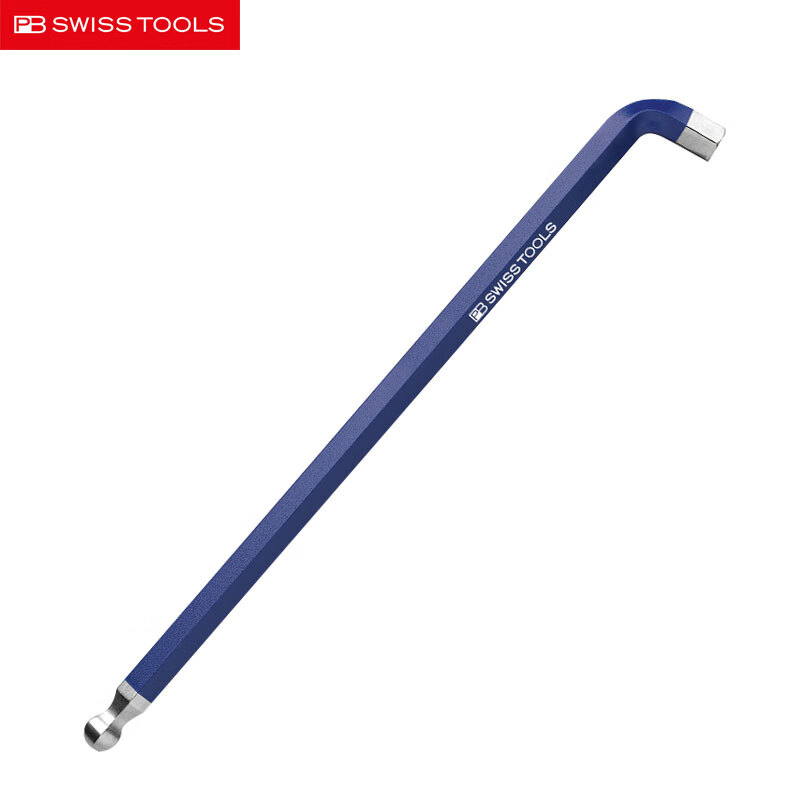 PB SWISS TOOLS/ 瑞铂 彩色加长球头内六角(角度)10 PB 2212.L 10 BL
