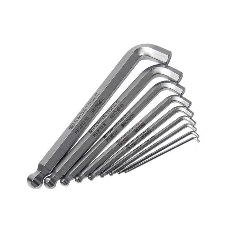 PB SWISS TOOLS/ 瑞铂 L型球头100°弯角内六角3.0 PB 2212.3