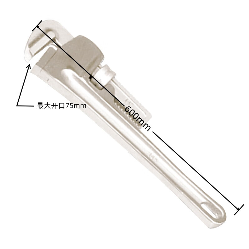 WEDO/维度 钛合金美式管钳子 TT5102A-1004