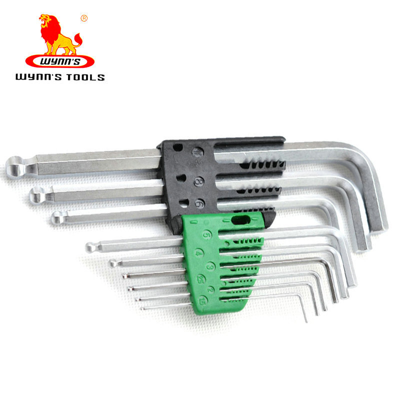 WYNNS/威力狮 内六角 公制加长 9件套 镜面 W9916A