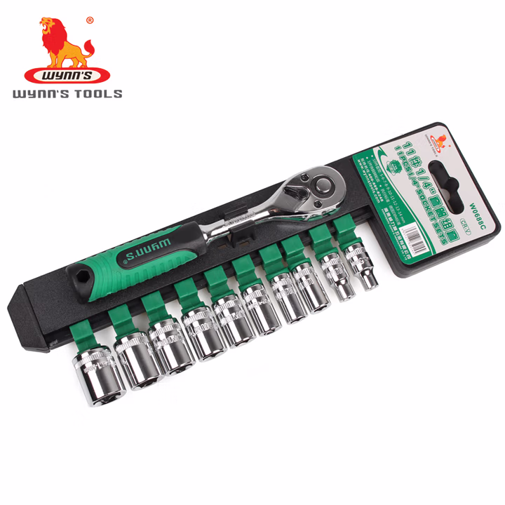 WYNNS/威力狮 1/4 套筒组套 11件 W0688C