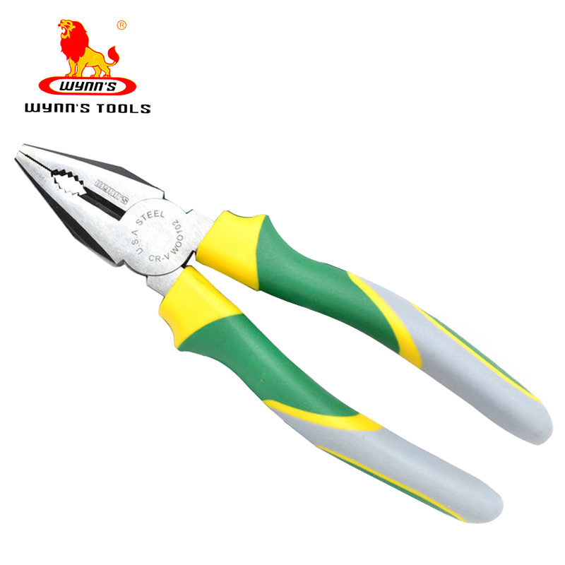WYNNS/威力狮 三色柄钢丝钳 7寸 W00101