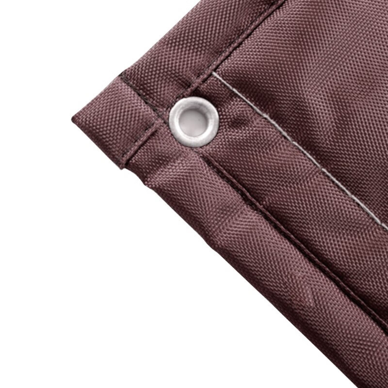 海斯迪克 防寒保暖挡风加棉门帘 商场加厚防风隔音保温隔断挂帘HKsq-481 无窗咖啡色(牛津布) 宽110*高230cm