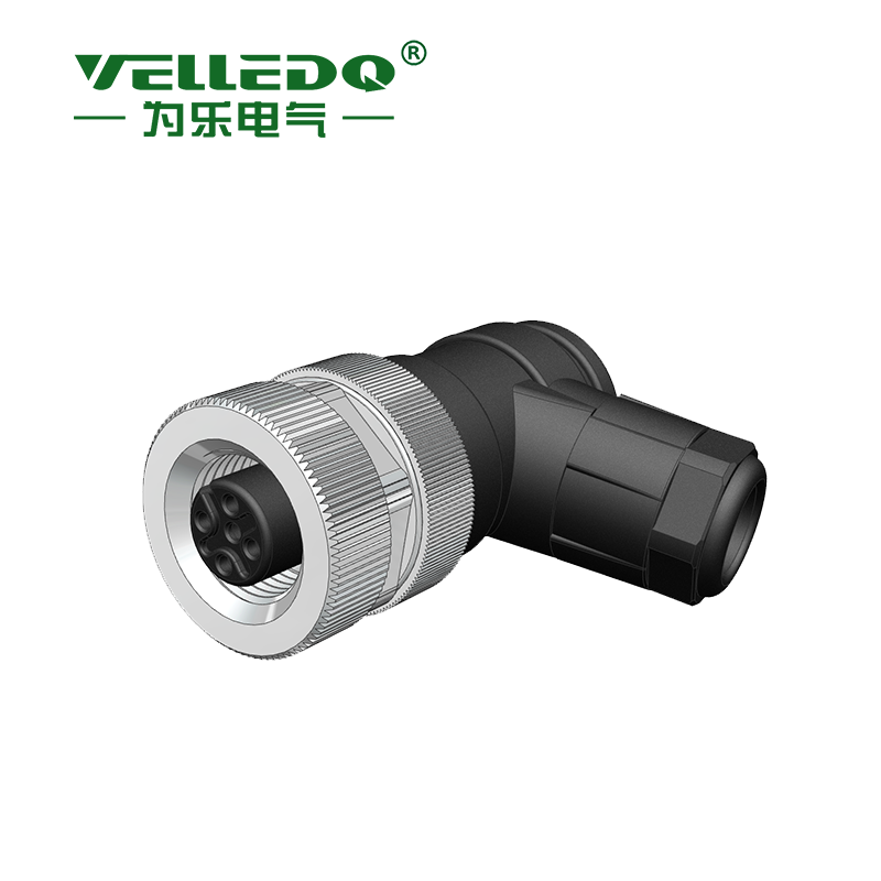 VELLEDQ/为乐电气 M12现场安装3孔弯 M12-F03S