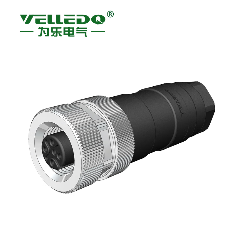VELLEDQ/为乐电气 M12现场安装3孔直 M12-F03T