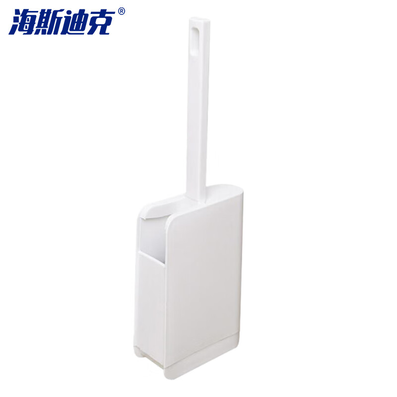 海斯迪克 gnjz-1271 桶刷弧形无死角 素色长柄软毛洁厕塑料刷 卫生间马桶清洁刷 白色