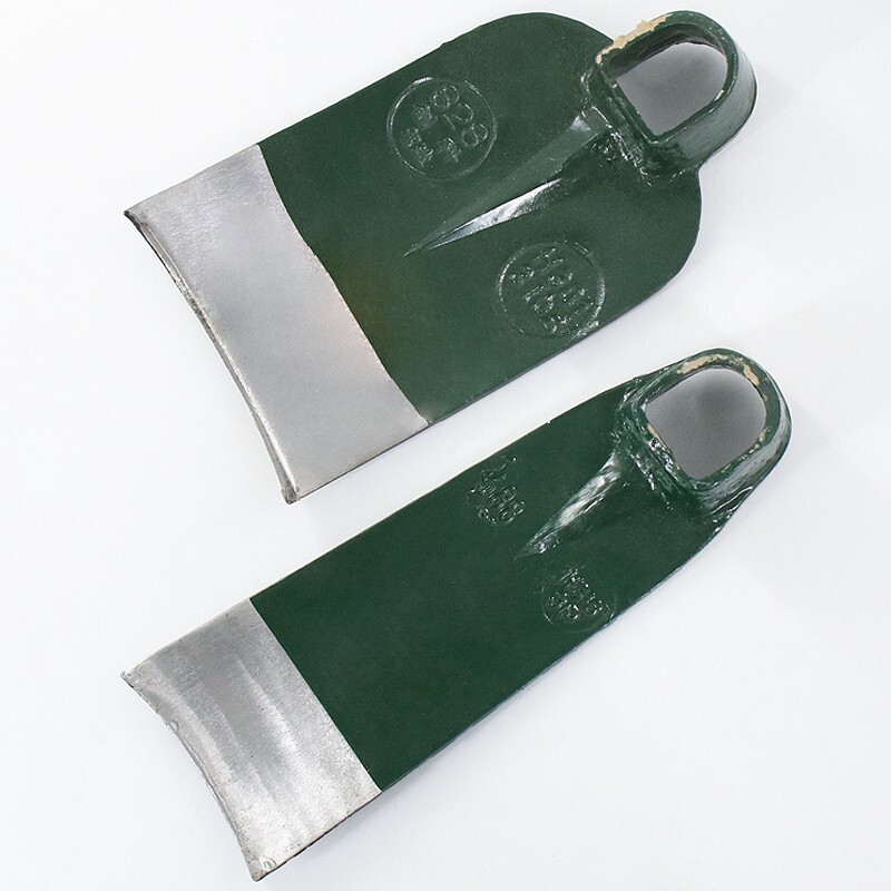 海斯迪克 HK-157 锄头(不含柄)30cm长 除草松土农用条锄绿色 清洁挖土工具