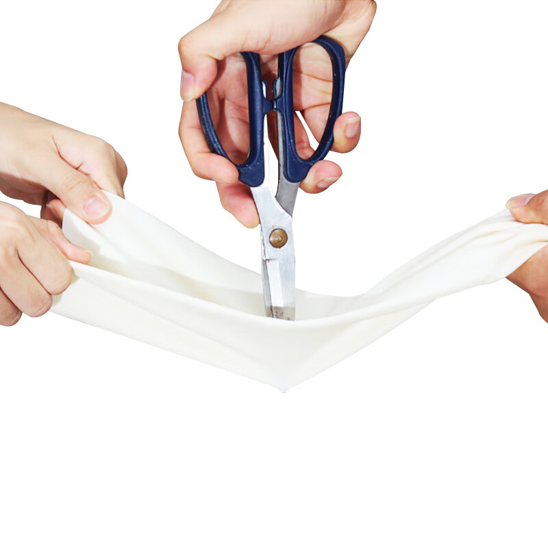 海斯迪克 HK-781 丁腈手套 新料洗衣耐磨防水乳胶手套 33cm白色光里L