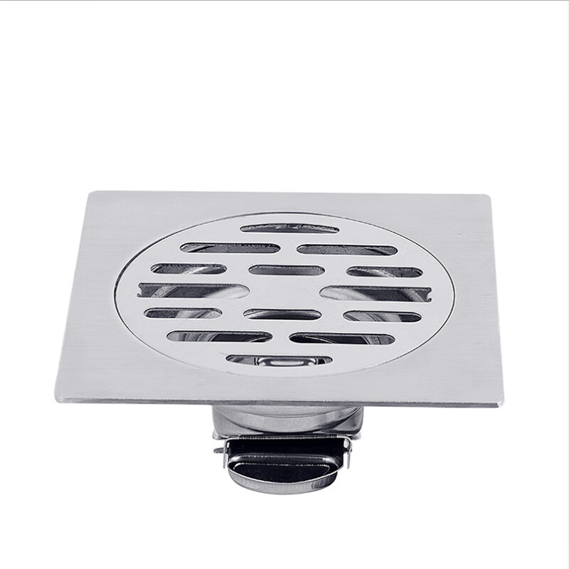 海斯迪克 HK-8005 加厚不锈钢地漏 10*10自封两用防臭地漏 翻板自封B（2321） 2个