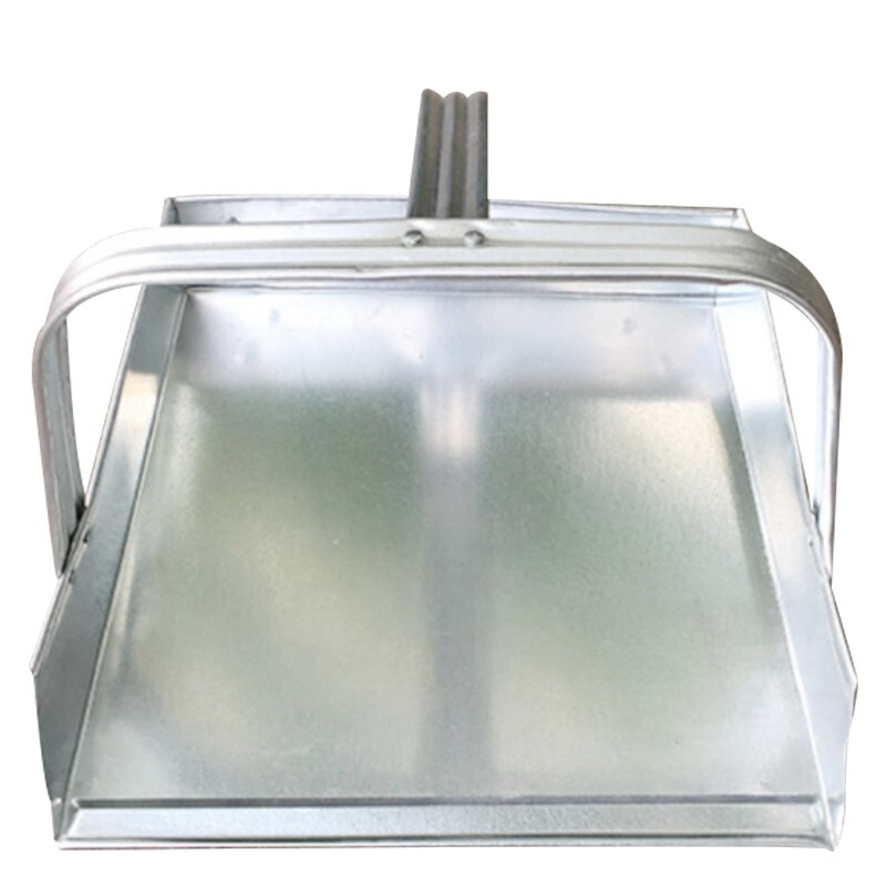 海斯迪克 HK-8033 铁簸箕铁戳子 手拿矮把畚箕 平把垃圾铲铁扒斗清洁套装 小号10个