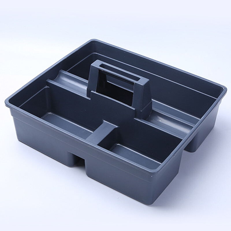 海斯迪克 HK-841 酒店手提清洁篮 多用途杂物收集篮工具栏 保洁塑料工具篮收纳篮 大号