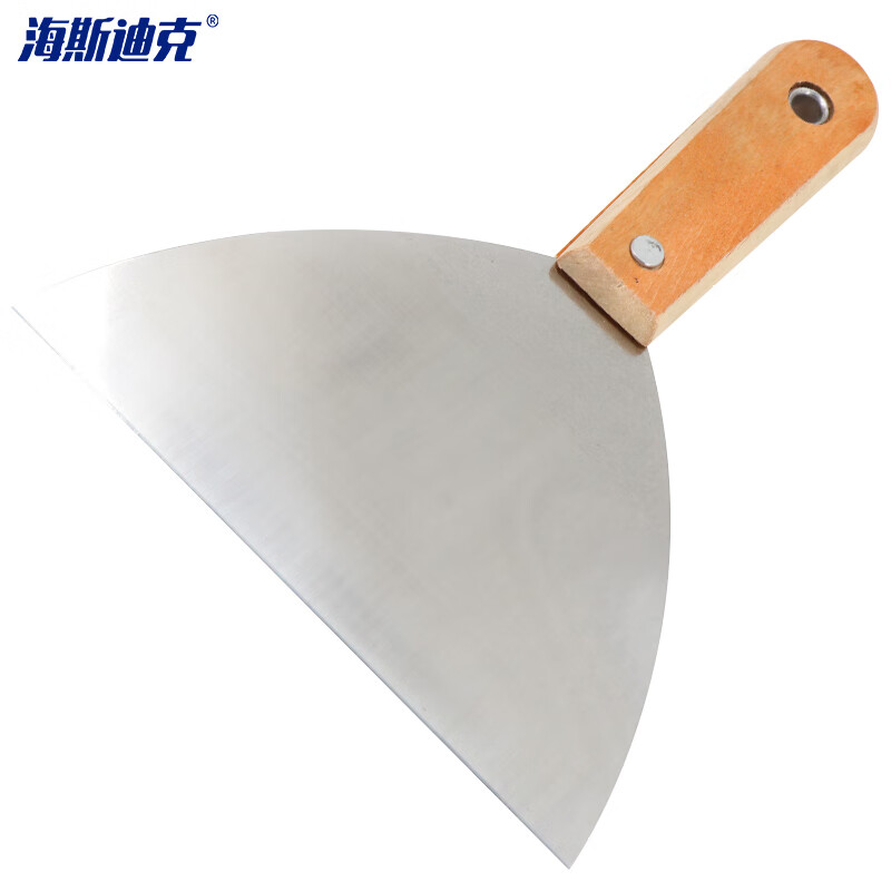 海斯迪克 HKQJ09 （5只装）木柄灰刀 批墙铲刀 规格全 腻子刀刮刀 普通木柄油灰刀 6寸