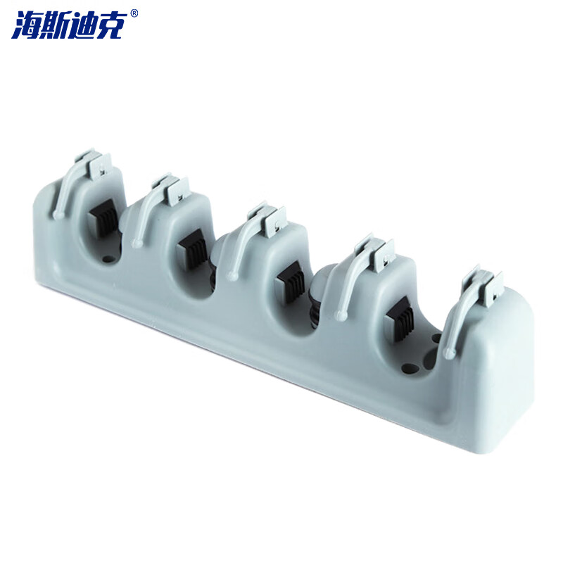 海斯迪克 HKW-209 拖把架挂钩架 卫生间浴室拖把支架需打孔 4挂5钩