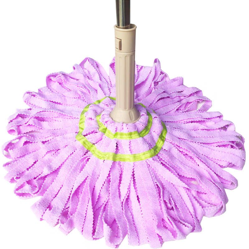 海斯迪克 HKW-69 自拧水旋转拖把 伸缩杆干湿两用免手洗 毛巾款（颜色随机）带杆