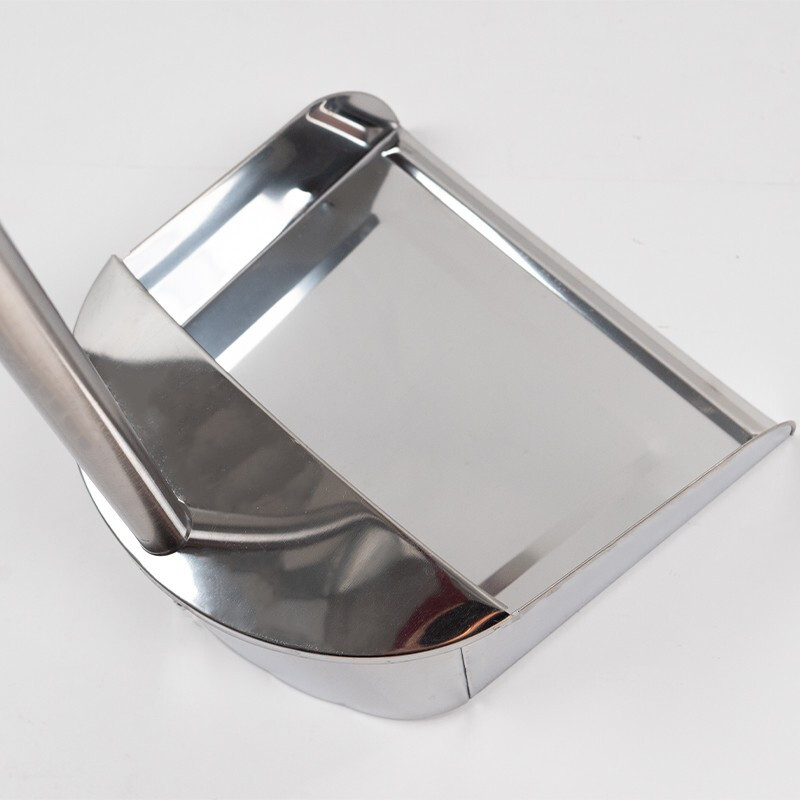 海斯迪克 HKxy-101 不锈钢簸箕垃圾铲 圆形单装加厚 扫地畚斗清洁用品 10个