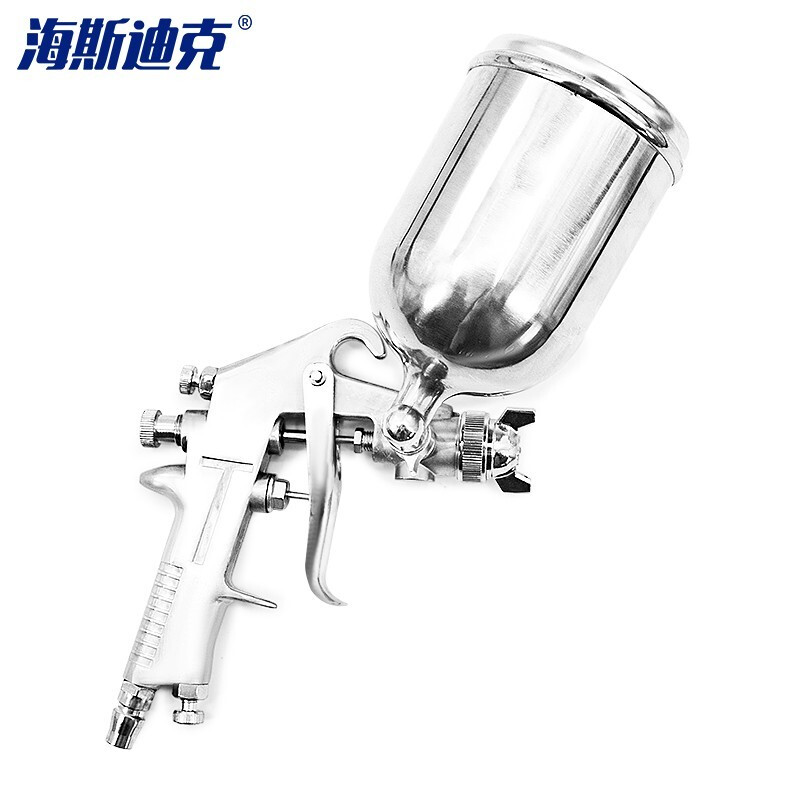 海斯迪克 HKxy-74 喷漆枪喷壶 清洁工具油漆气动喷枪 汽车钣金家具 F-75-G 上壶400cc