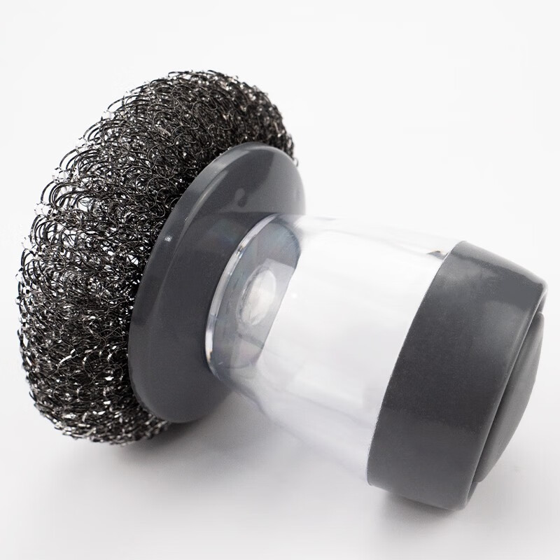 海斯迪克 HKY-144 按压自动加液钢丝球洗锅刷 灶台去污清洁刷 1个