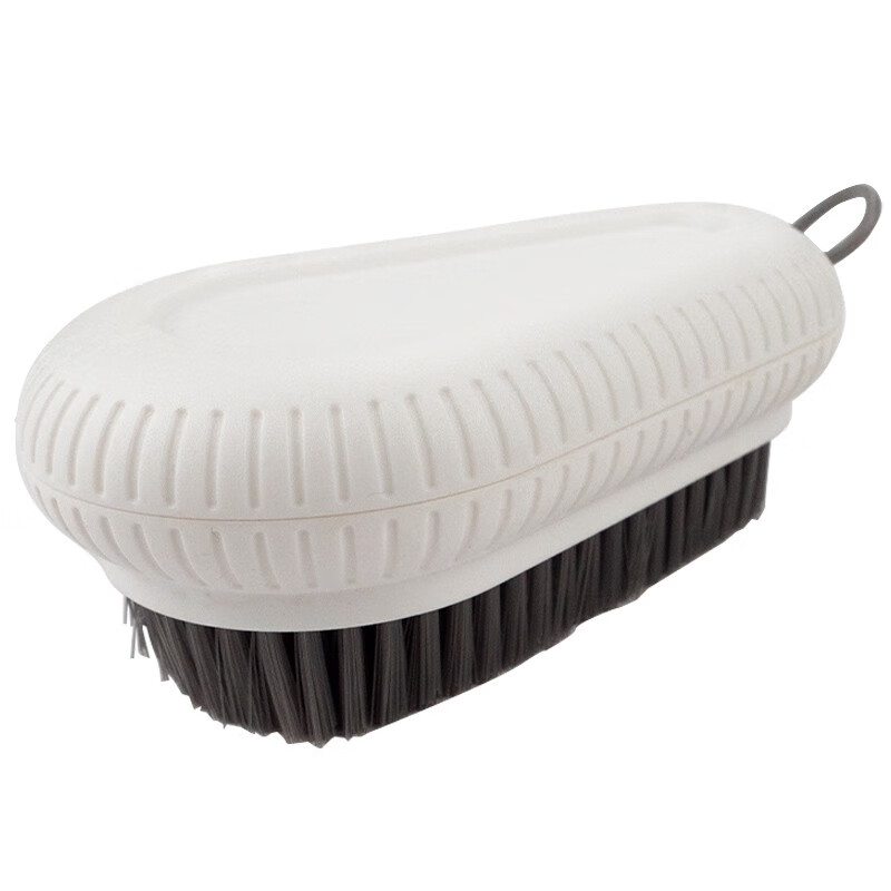 海斯迪克 HKY-154 多功能清洁刷 素色塑料软毛刷 洗鞋刷 白色