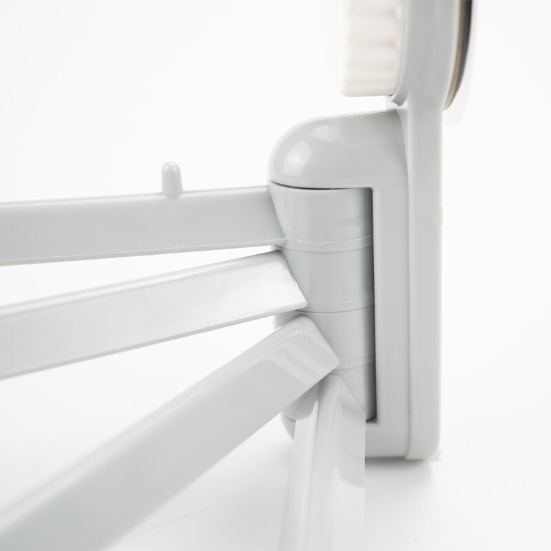 海斯迪克 HKY-70 毛巾架 粘贴旋转毛巾架 厨房抹布架 卫生间免打孔挂架 毛巾杆 蓝色