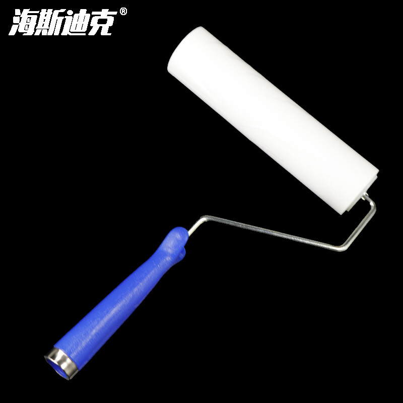 海斯迪克 HKZX-46 PE手动清洁粘尘滚筒 洁净室无尘室电子厂使用清洁工具 8英寸套装（手柄+滚筒）