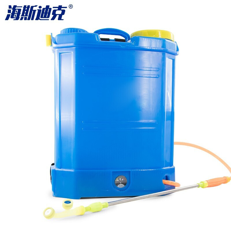 海斯迪克 HZL-2 16L电动喷雾器 背负式手提弥雾机高压消毒打药机 14A双开关锂电池喷雾器+第八代风筒