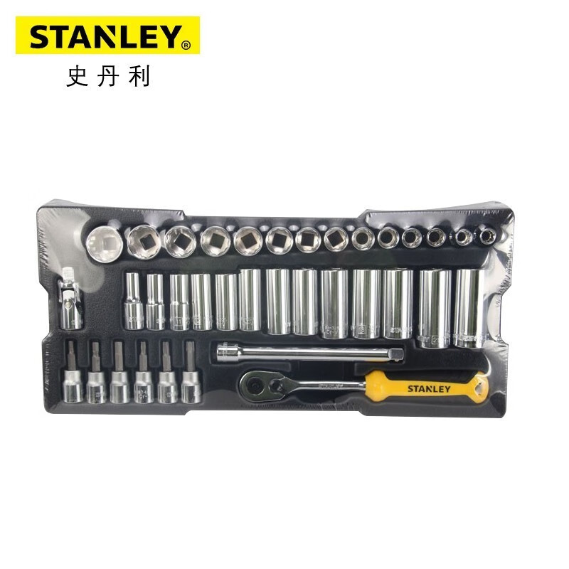STANLEY/史丹利 36件10MM系列公制套筒托盘组套 STMT74174-8-23