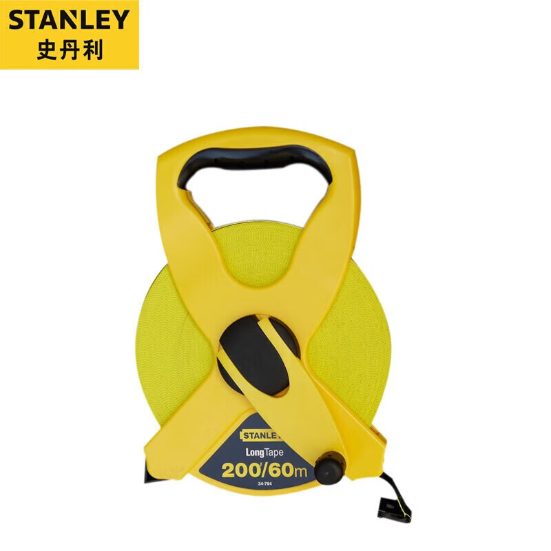 STANLEY/史丹利 盘式公英制玻璃纤维长卷尺60M/200' STHT34794-8-23
