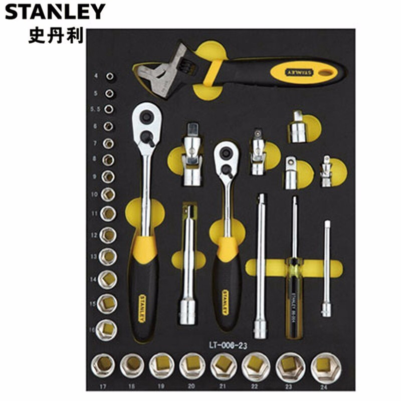 STANLEY/史丹利 34件套6.3,10,12.5MM系列公制工具托 LT-026-23